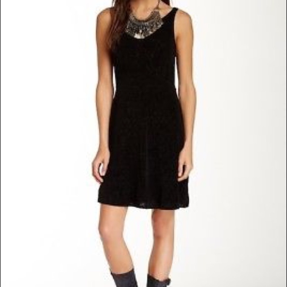 Free People Lady Jane Skater Lace Back  Dress XS